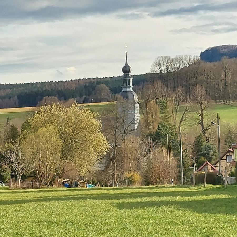 Apartment Am Hochwald Reinhardtsdorf-Schona Eksteriør billede